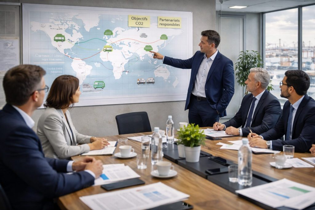 Gouvernance d’entreprise et partenaires transport mobilisés pour décarboner la supply chain