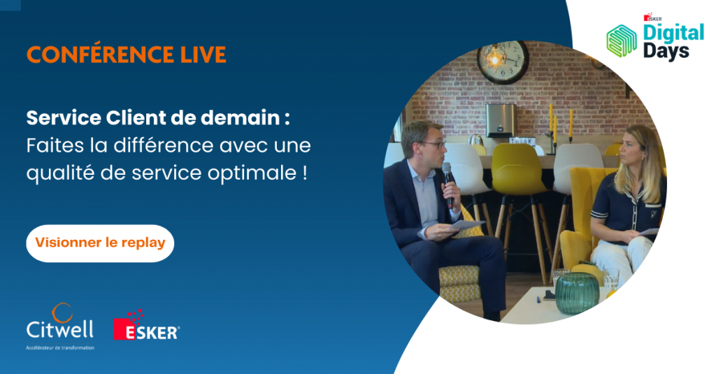 Replay conférence live : Service Client de demain :  Faites la différence avec une qualité de service optimale !